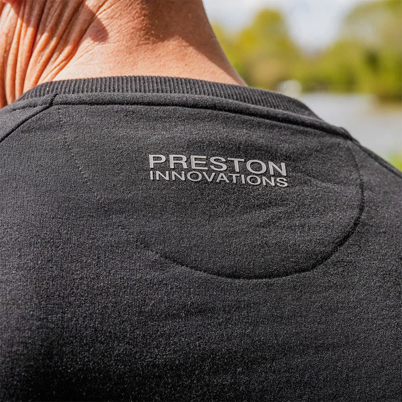 Preston Innovations Black Minimal Sweatshirts